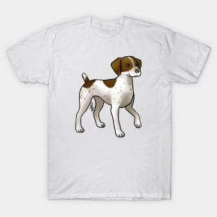 Dog - German Shorthaired Pointer - Liver White Patched T-Shirt